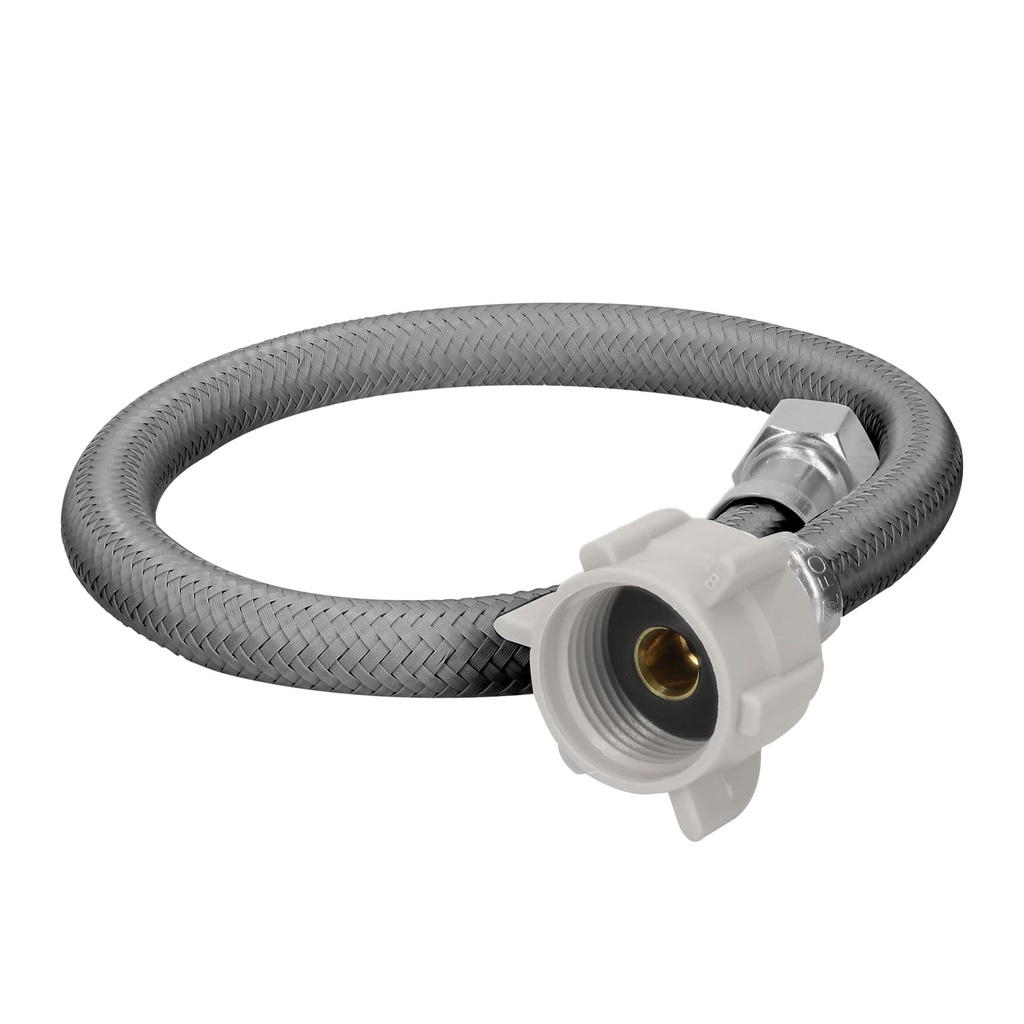 [45505] Manguera WC, vinilo, 3/8'x7/8', 50 cm, conector plástico