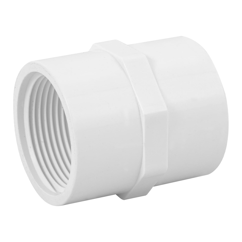 Adaptador hembra de PVC 1-1/4', Foset