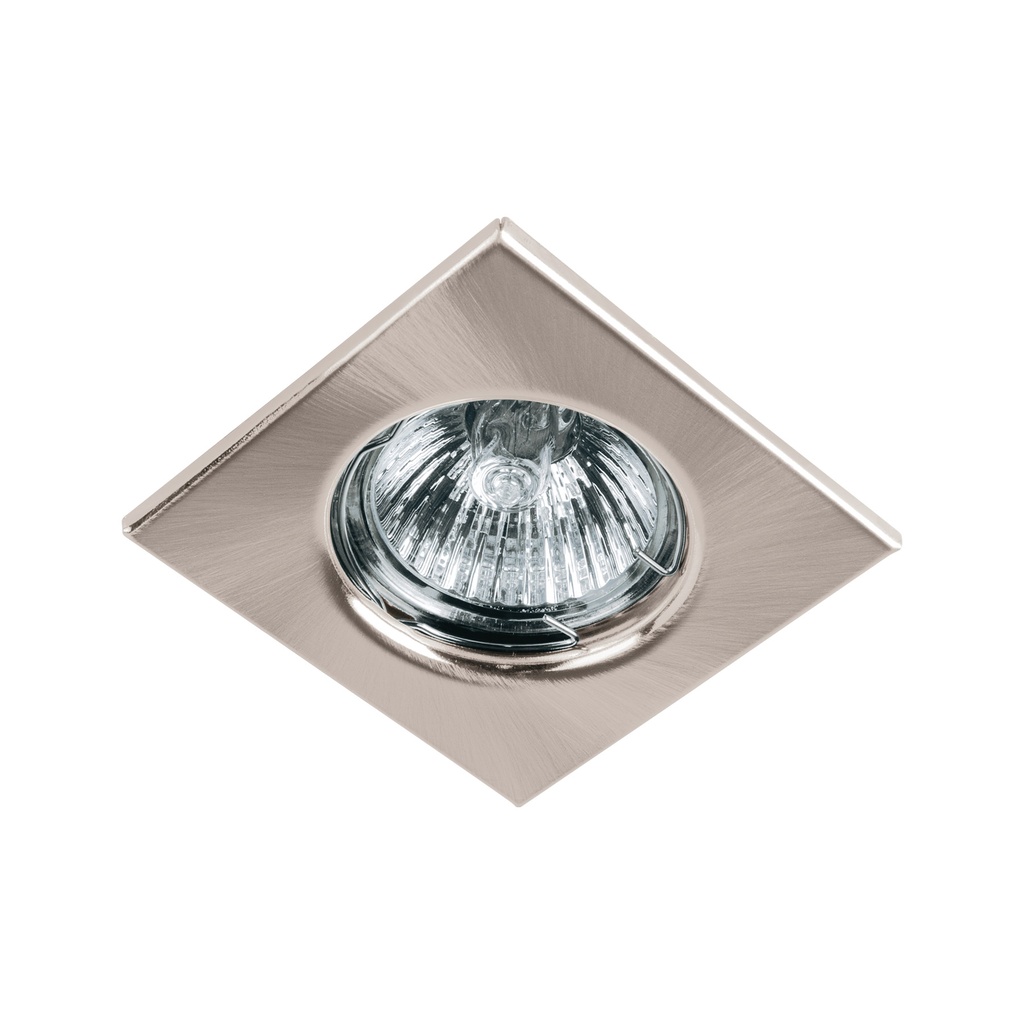 [45568] Luminario cuadrado satín spot fijo, lámpara no incluida