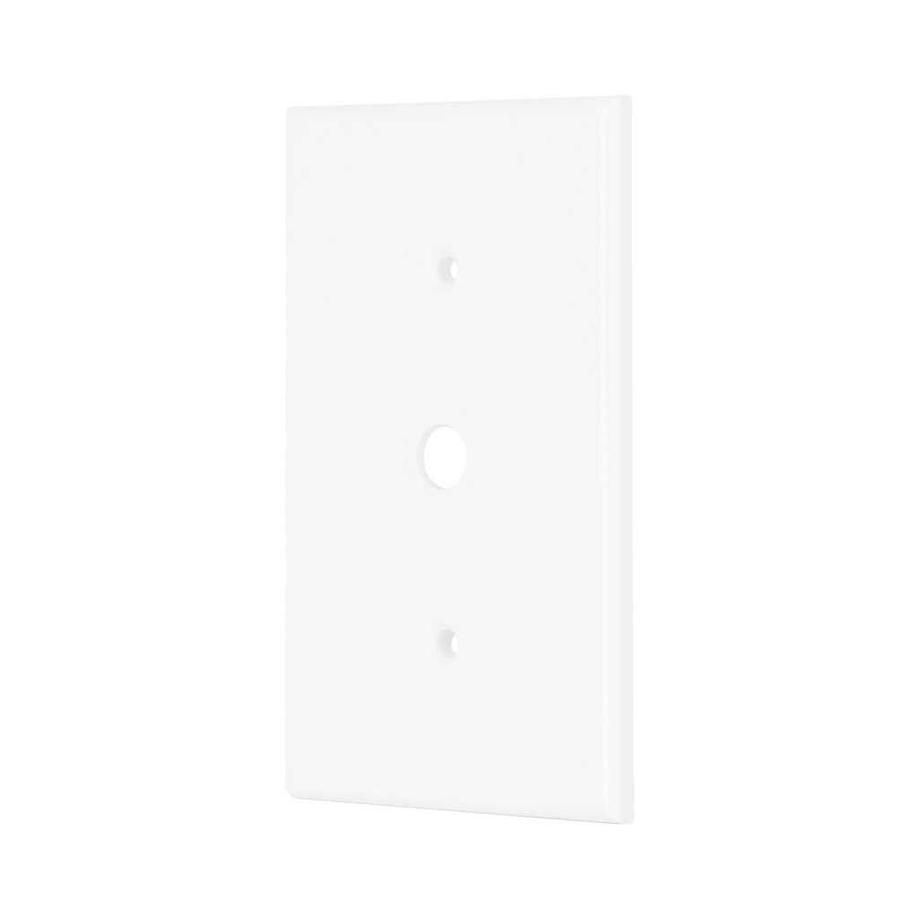 Placa de ABS para atenuador, Standard, blanco, Volteck