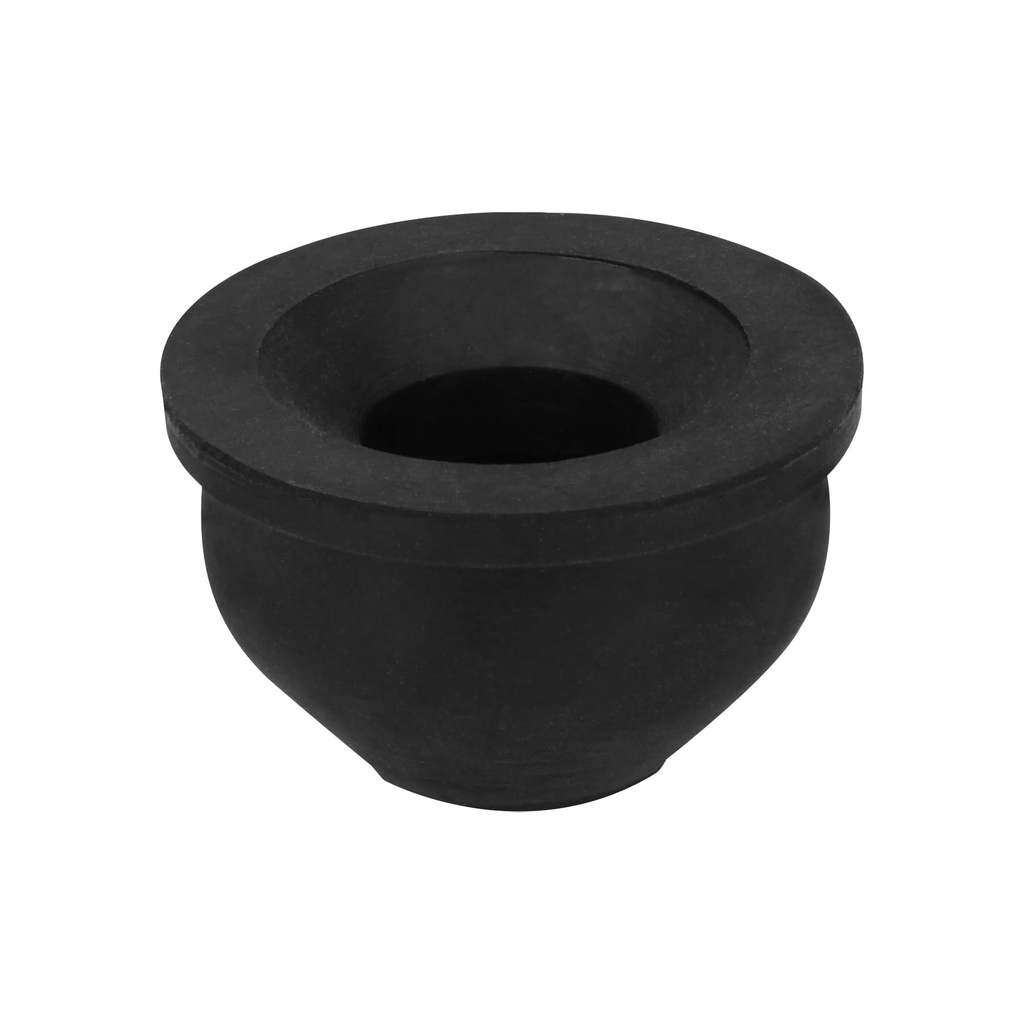 Chupón de hule negro, 2' x 1-1/4', Foset