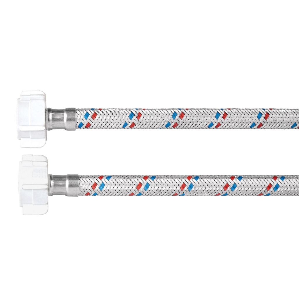 [49768] Manguera WC, aluminio, 1/2'x7/8', 35 cm, plást/plást, Basic