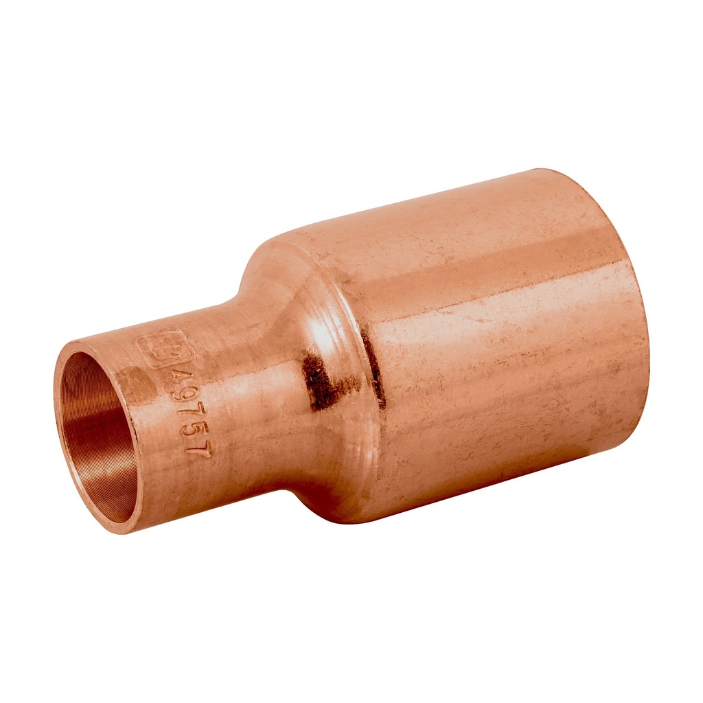 Cople reducción bushing cobre, 1'x 1/2', Foset