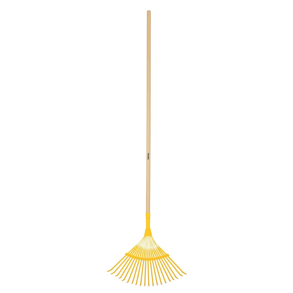 Escoba metálica para jardín cabeza curva, 20 dientes, Pretul