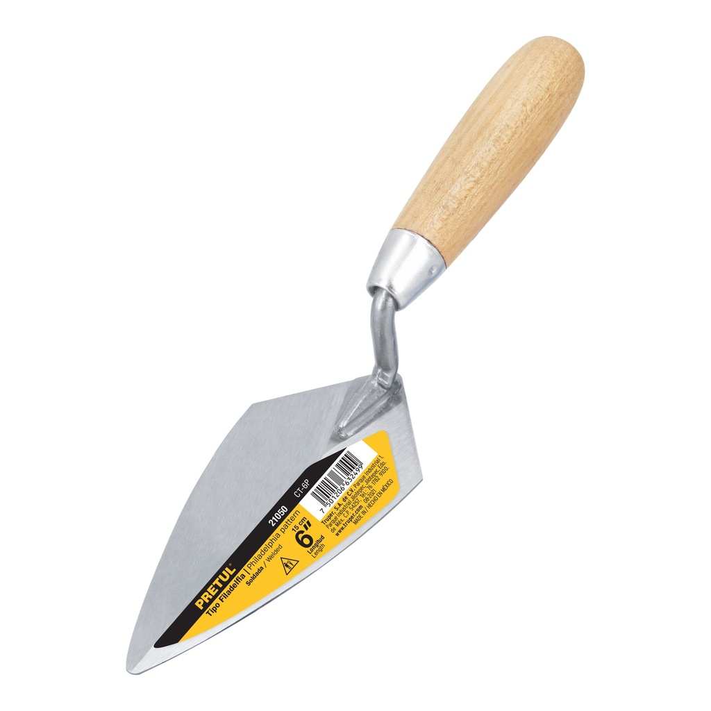 Cuchara para albañil 6' tipo Filadelfia, Pretul