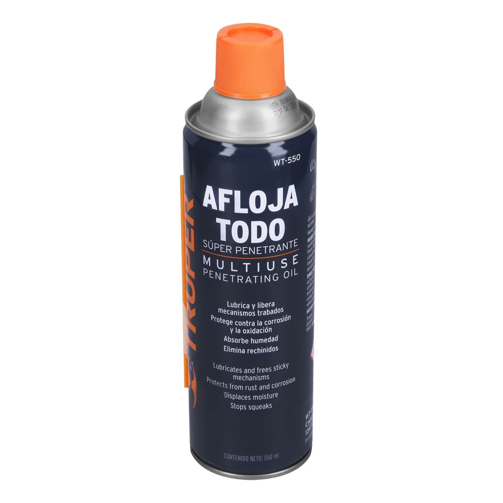 Aceite multiusos en aerosol, 550ml (19oz), Truper