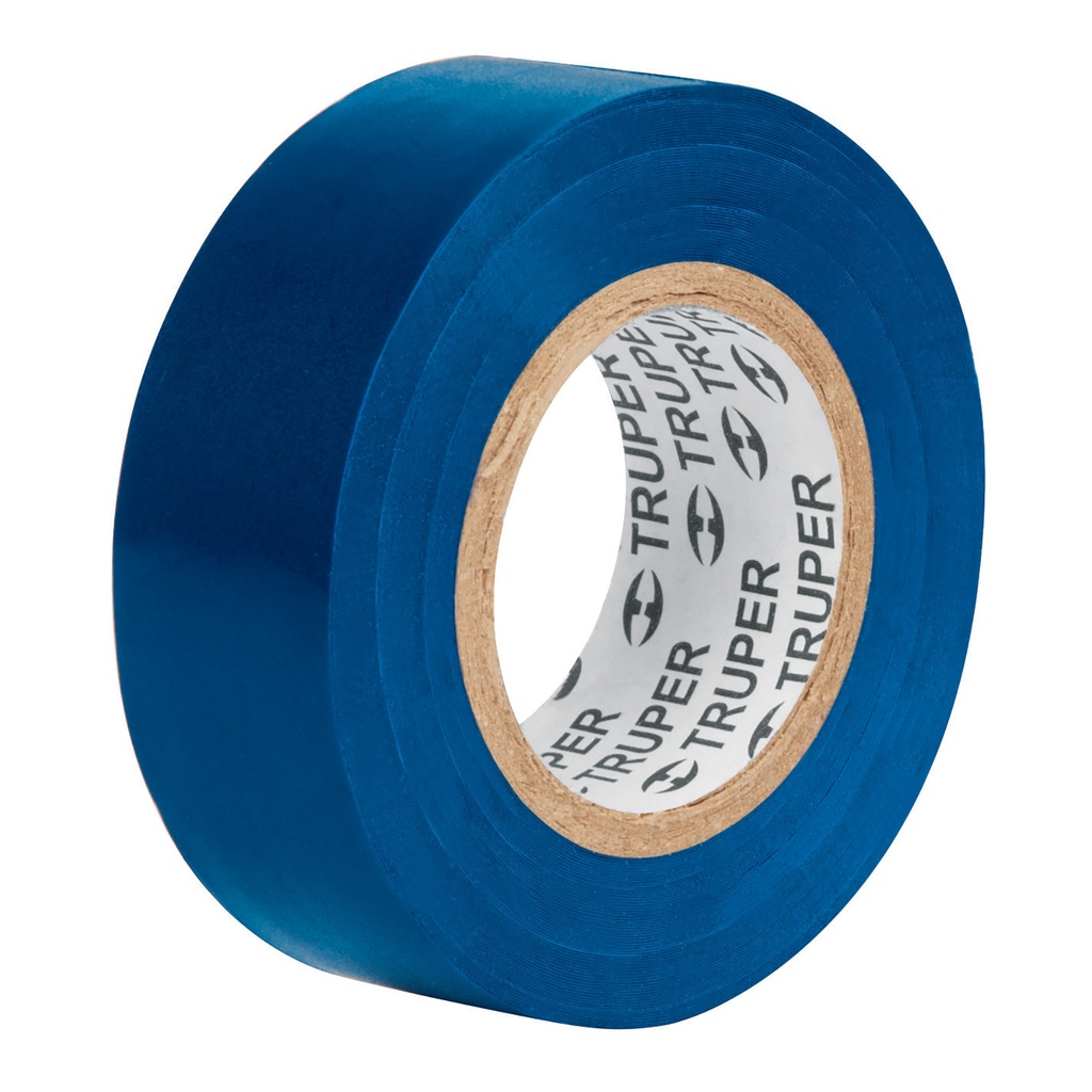 Cinta de aislar de 9 m x 19 mm, azul, Truper