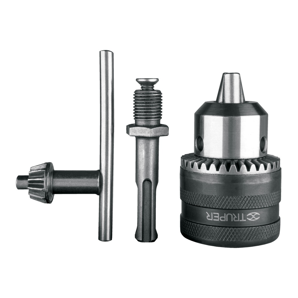 Broquero con llave, 1/2' con adaptador SDS Plus, Truper