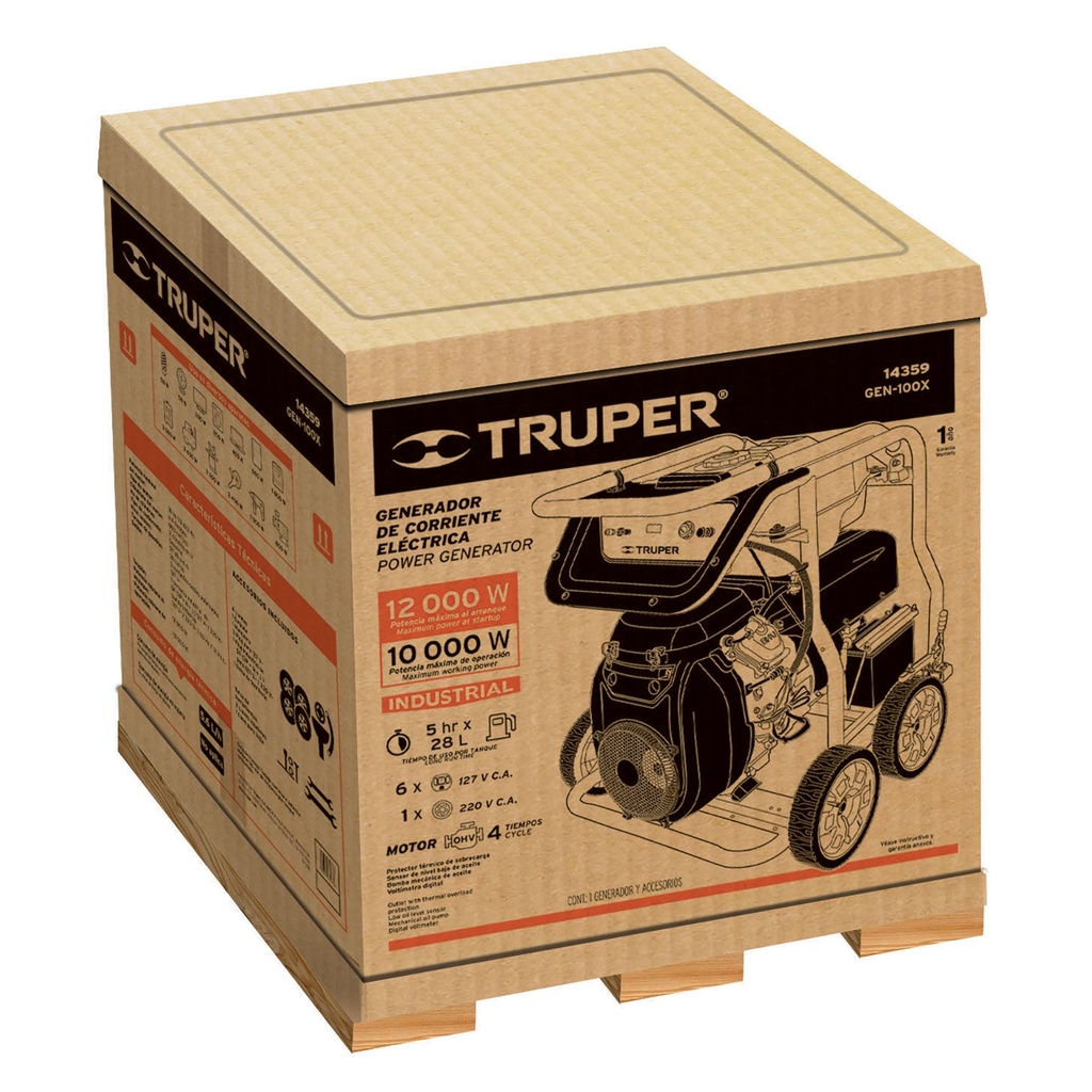 Caja de empaque de repuesto para GEN-100X, Truper