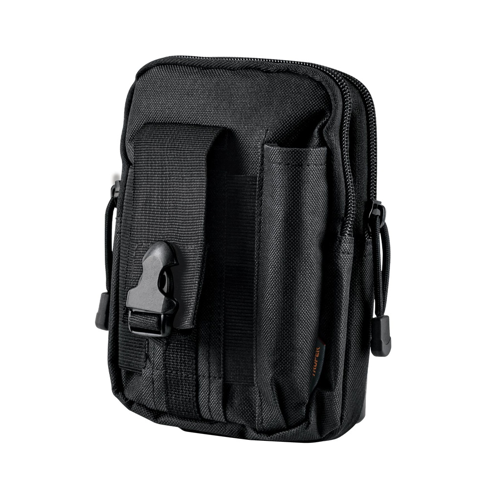 [67021] Bolso táctico negro para cinturón, Truper