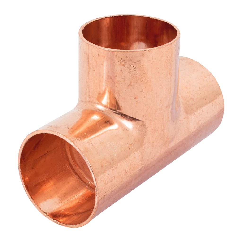 Tee sencilla de cobre 1-1/2', Foset