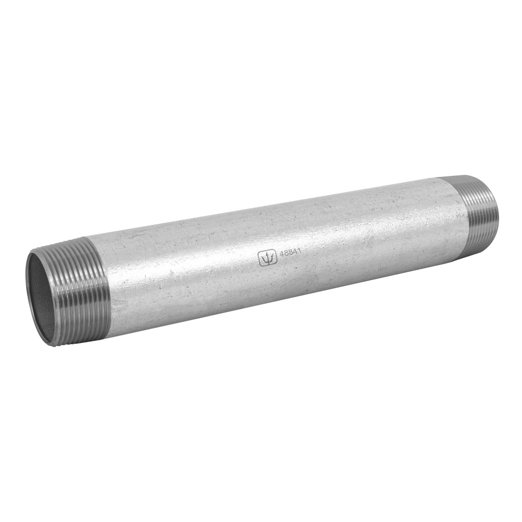 Niple de acero galvanizado 1-1/2 x 12', Foset