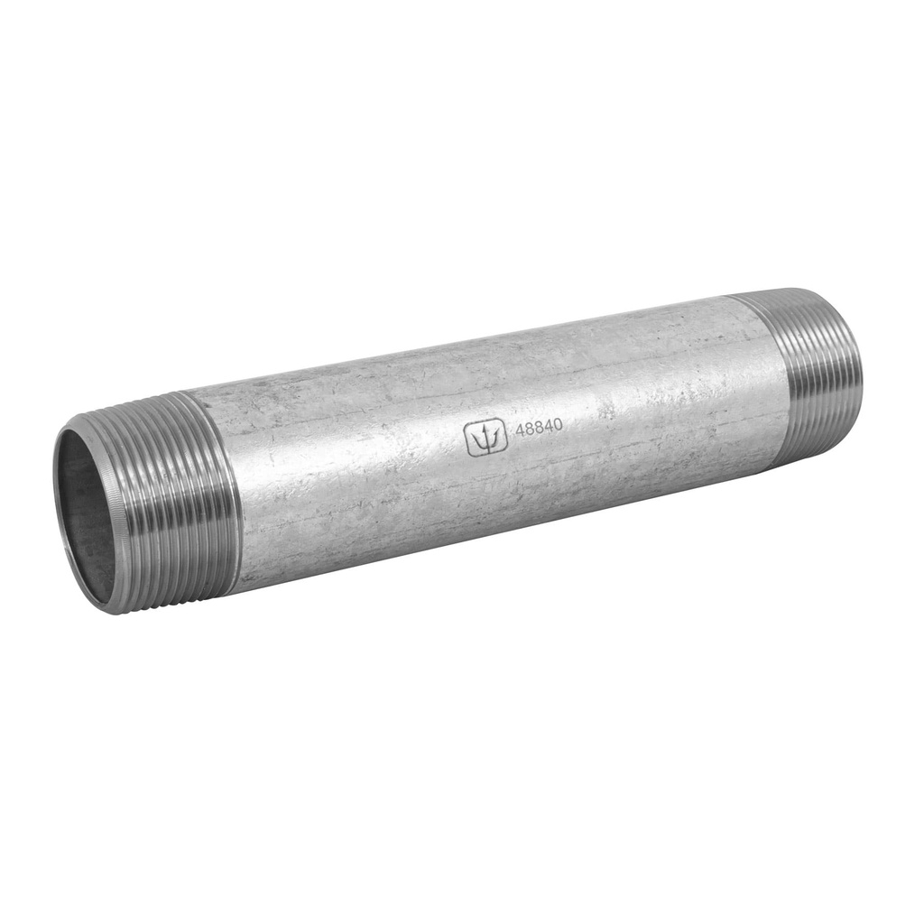 Niple de acero galvanizado 1-1/2 x 10', Foset