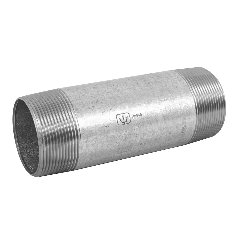 Niple de acero galvanizado 2 x 8', Foset