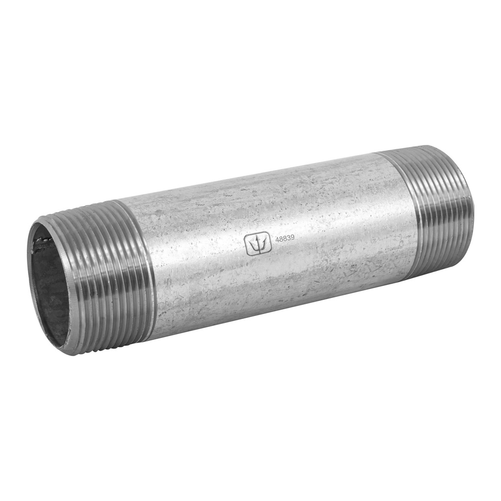 Niple de acero galvanizado 1-1/2 x 8', Foset