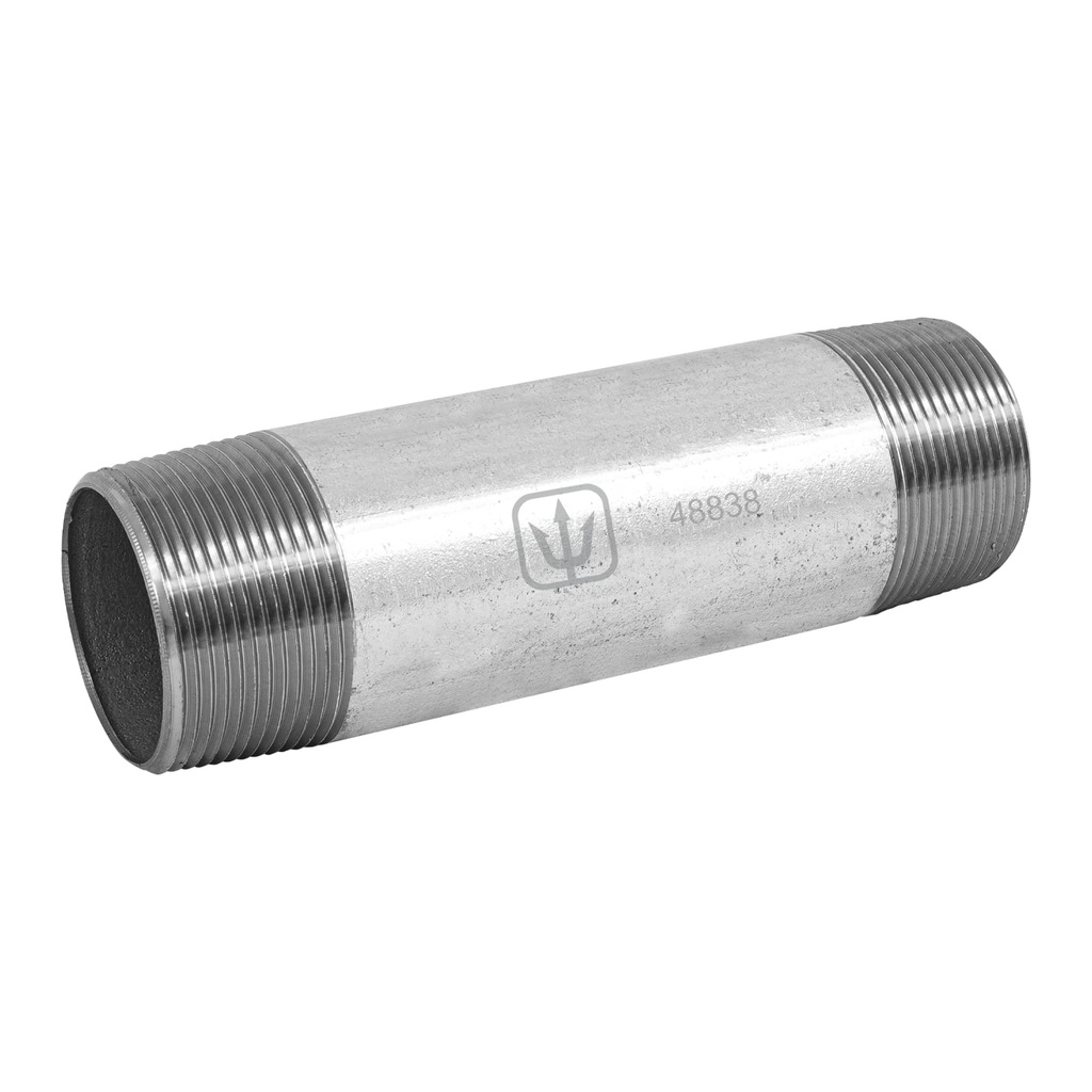 Niple de acero galvanizado 1-1/2 x 6', Foset