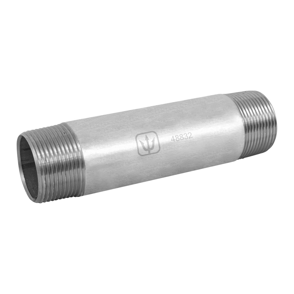 Niple de acero galvanizado 1-1/4 x 8', Foset