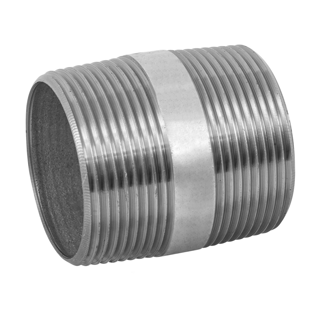 Niple de acero galvanizado 1-1/2 x 2', Foset