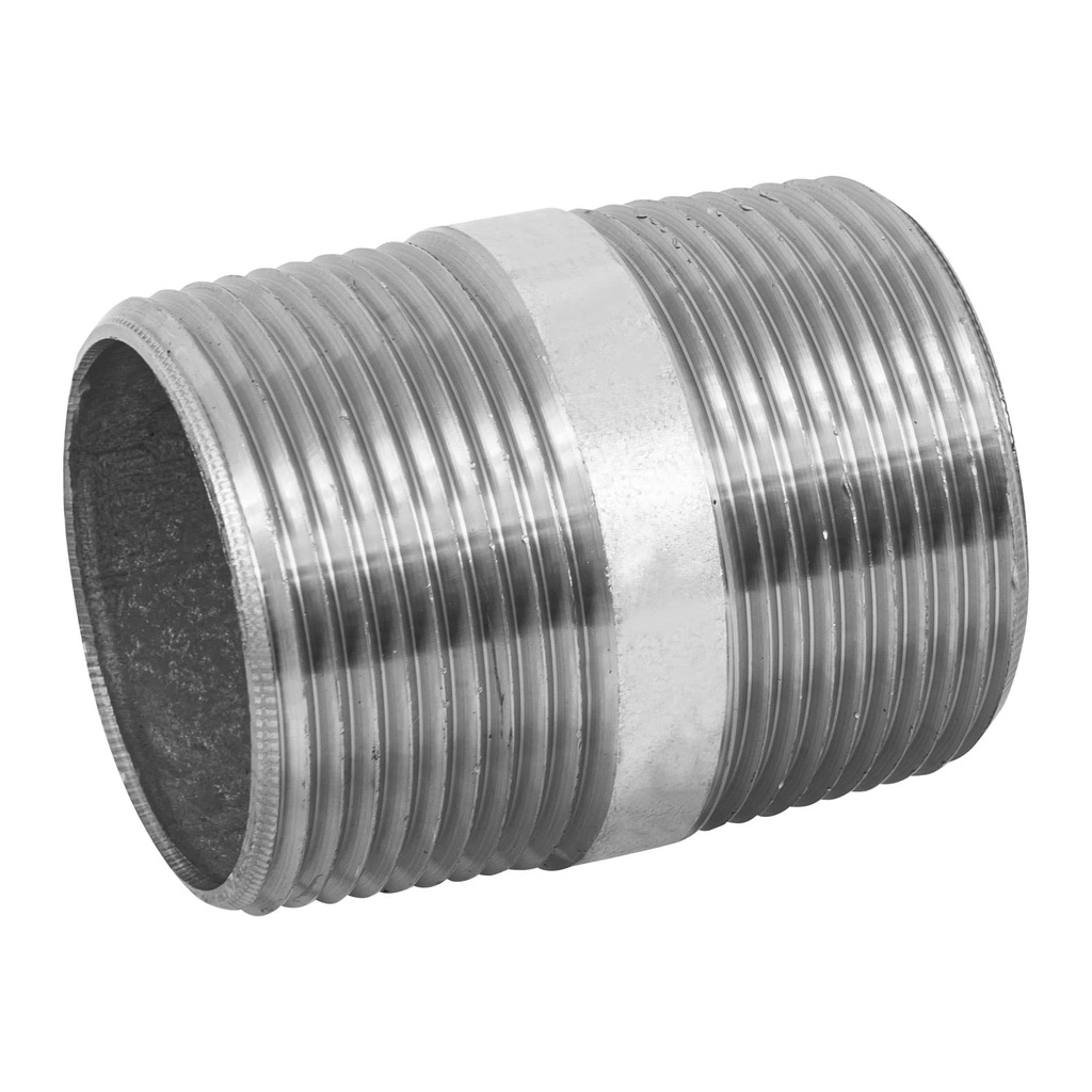 Niple de acero galvanizado 1-1/4 x 2', Foset