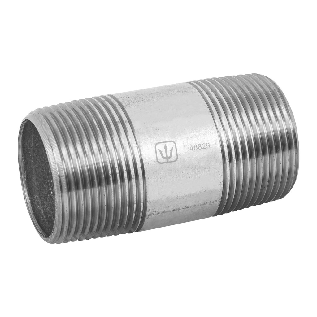 Niple de acero galvanizado 1-1/4 x 3', Foset