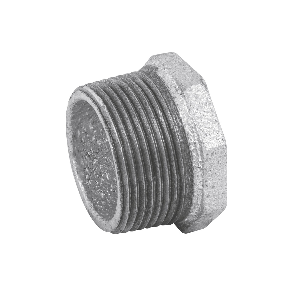 Reducción bushing acero galvanizado 1-1/4 x 1/2', Foset