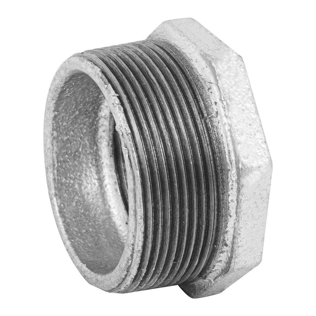 Reducción bushing acero galvanizado 2 x 1-1/4', Foset