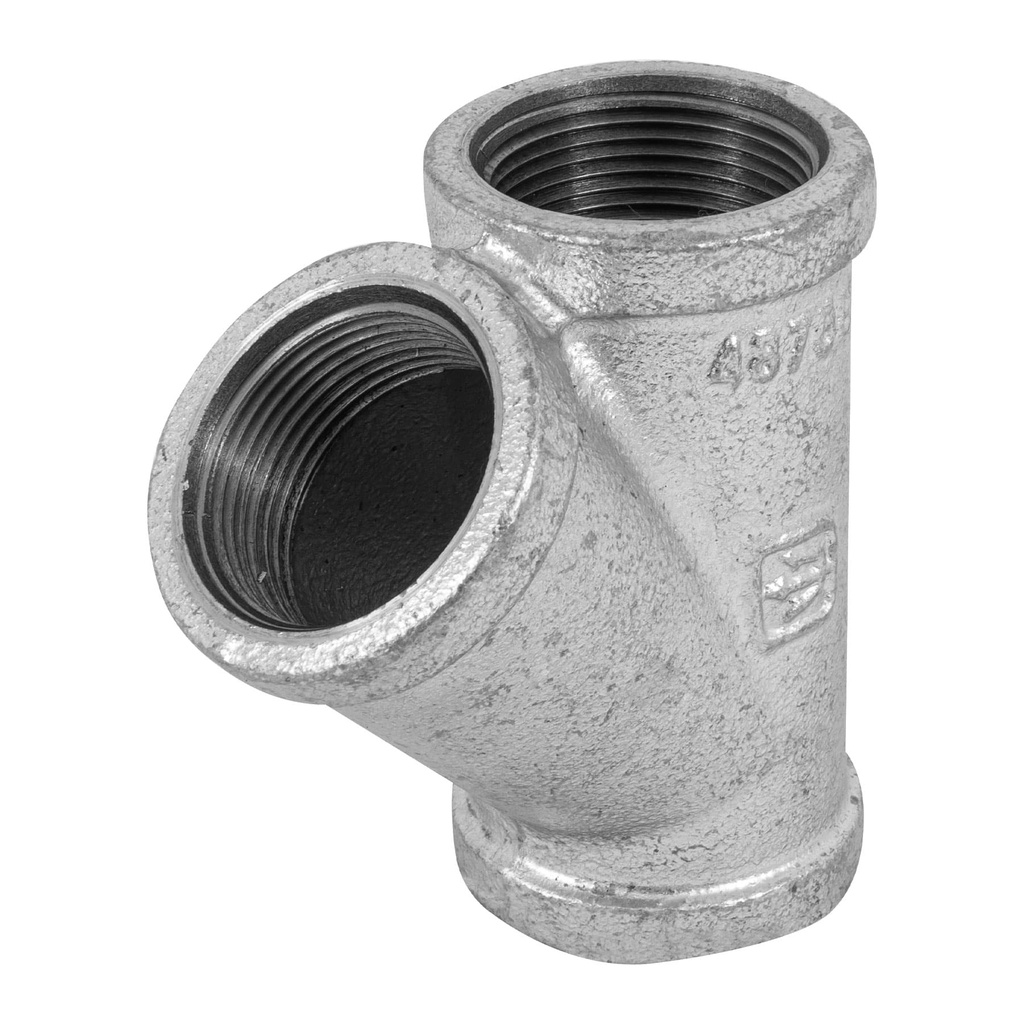 Yee sencilla 1-1/4' acero galvanizado, Foset