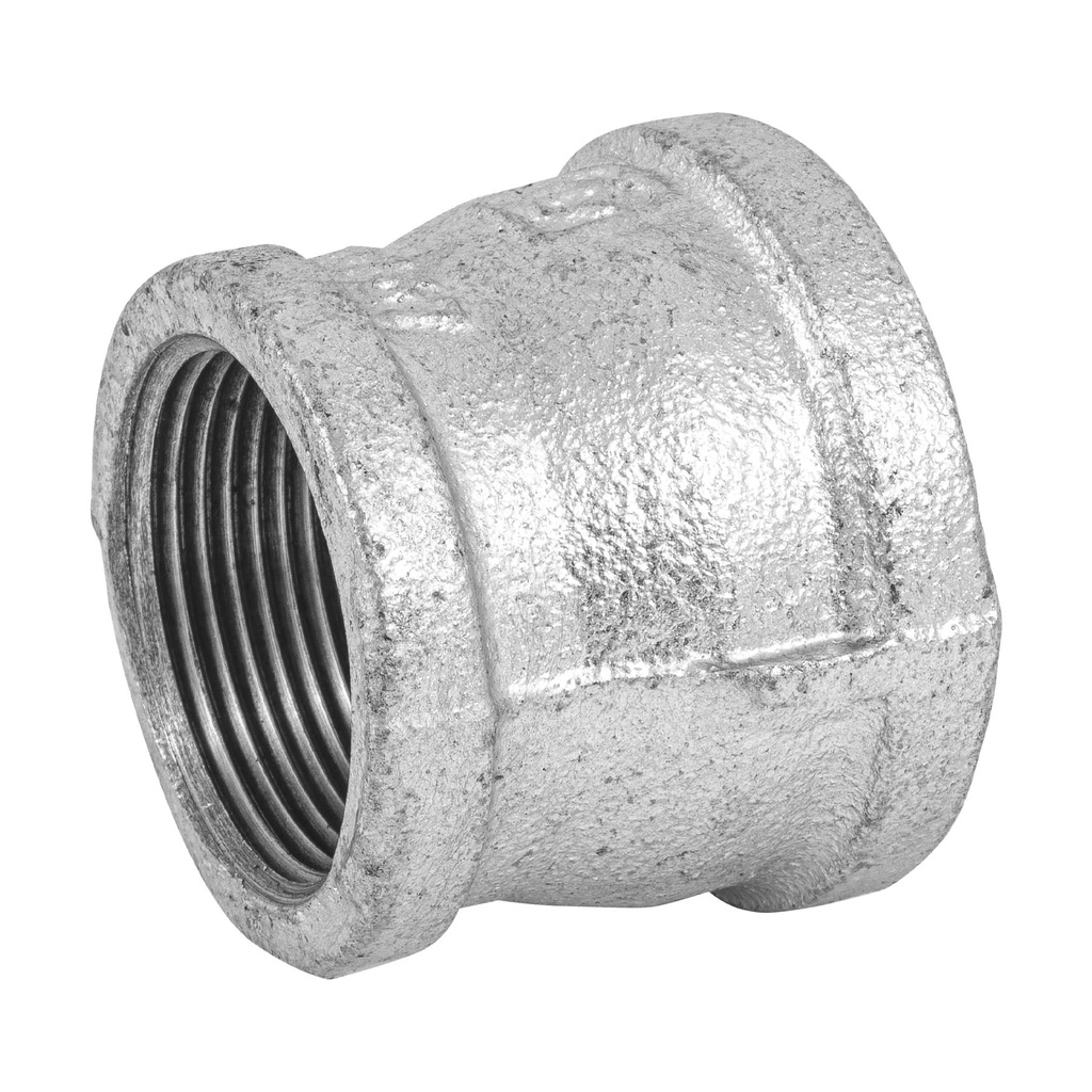 Reducción campana acero galvanizado 1-1/2'x1-1/4', Foset