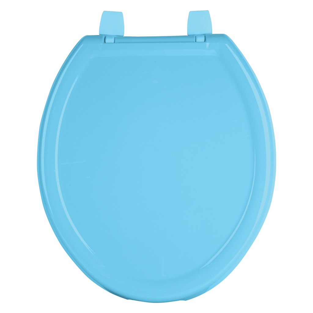 Asiento ligero con tapa para WC, azul, Foset Basic