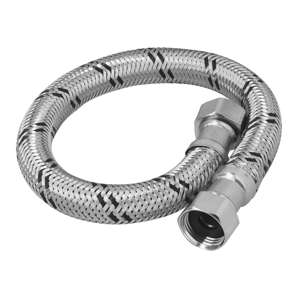 [48964] Manguera para boiler, acero inox, 1/2'x1/2', 40 cm, Foset