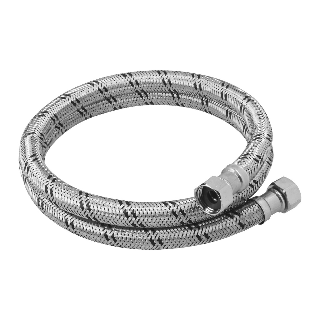 Manguera para boiler, acero inox, 1/2'x1/2', 120 cm, Foset