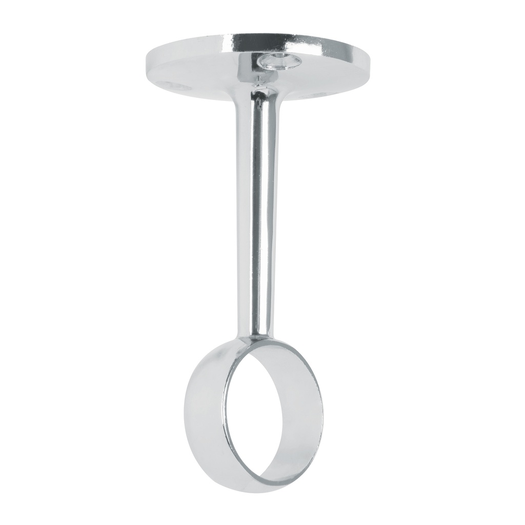 Soporte central para tubo redondo de closet, Hermex