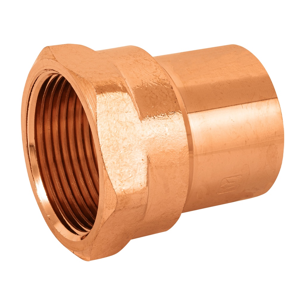 [48898] Conector de cobre, rosca interior 1-1/4', Foset