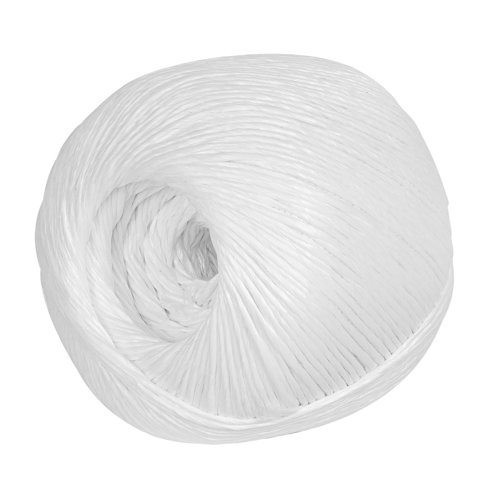 [44492] Rollo de rafia de 410 m color blanco calibre 2.2 g/m, Fiero