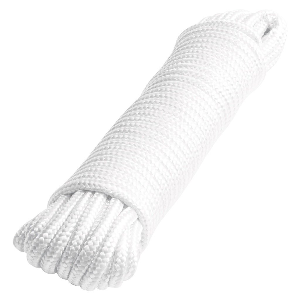 Piola de poliéster diamante de 6 mm x 15 m blanca, Fiero