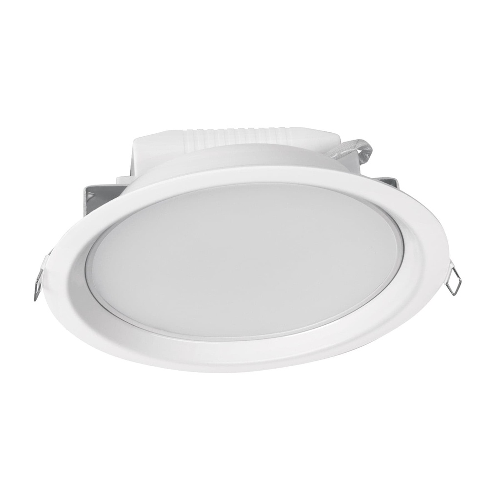 Luminario LED empotrado redondo de 12 W, luz de día, Volteck