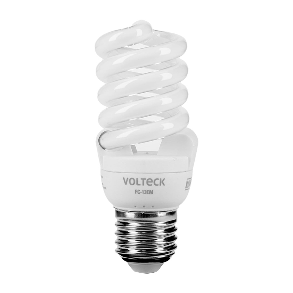 [48505] Lámpara espiral mini T2 13 W luz cálida en blíster, Volteck