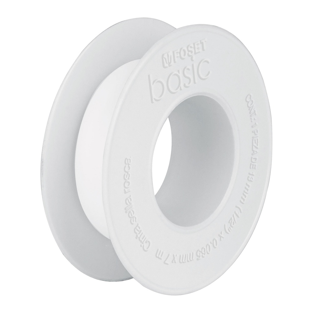 [48464] Cinta sella roscas 3/4' x 7 m, uso general, Foset Basic