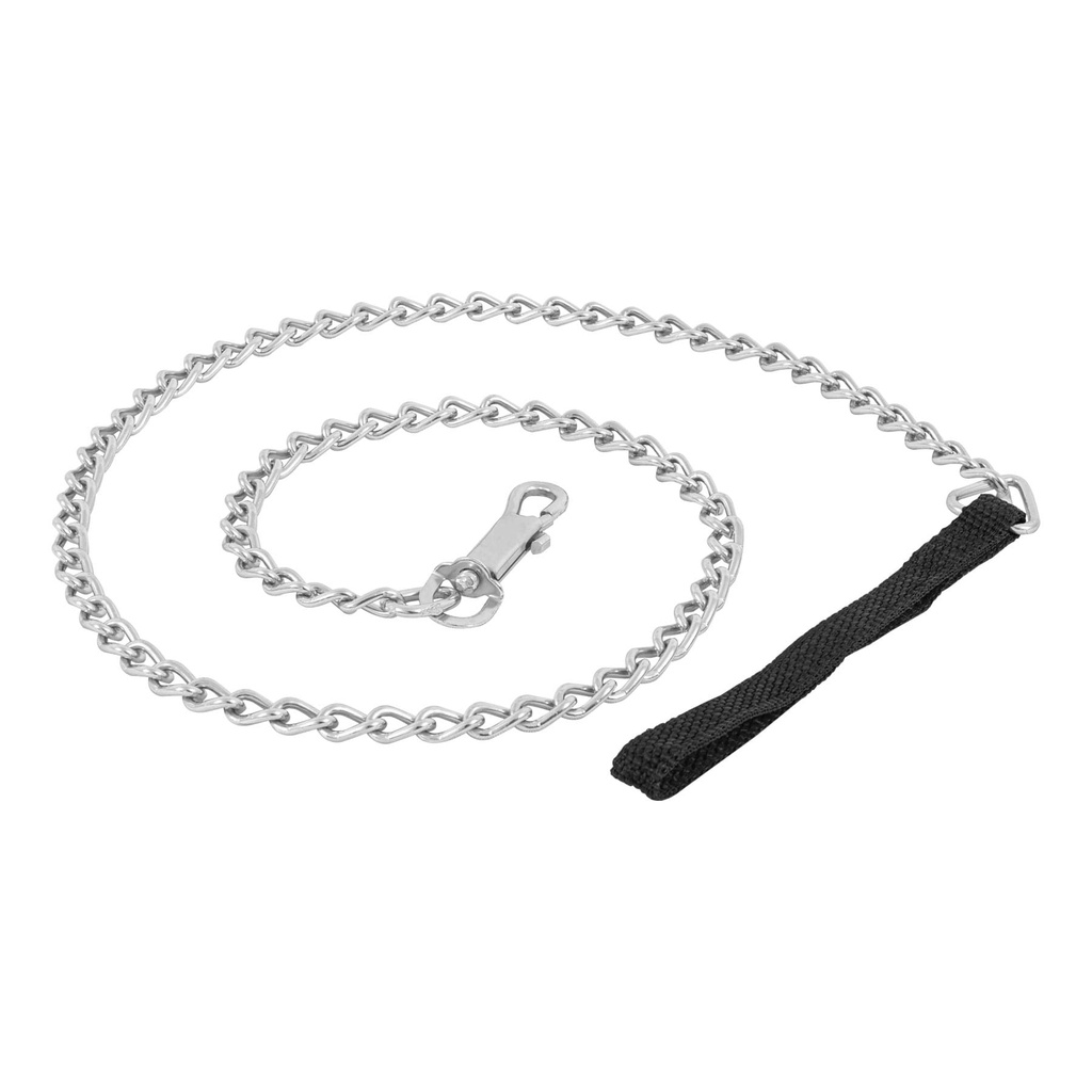 [44282] Correa de 1.2 m de paseo para perro, eslabón 3 mm, Fiero