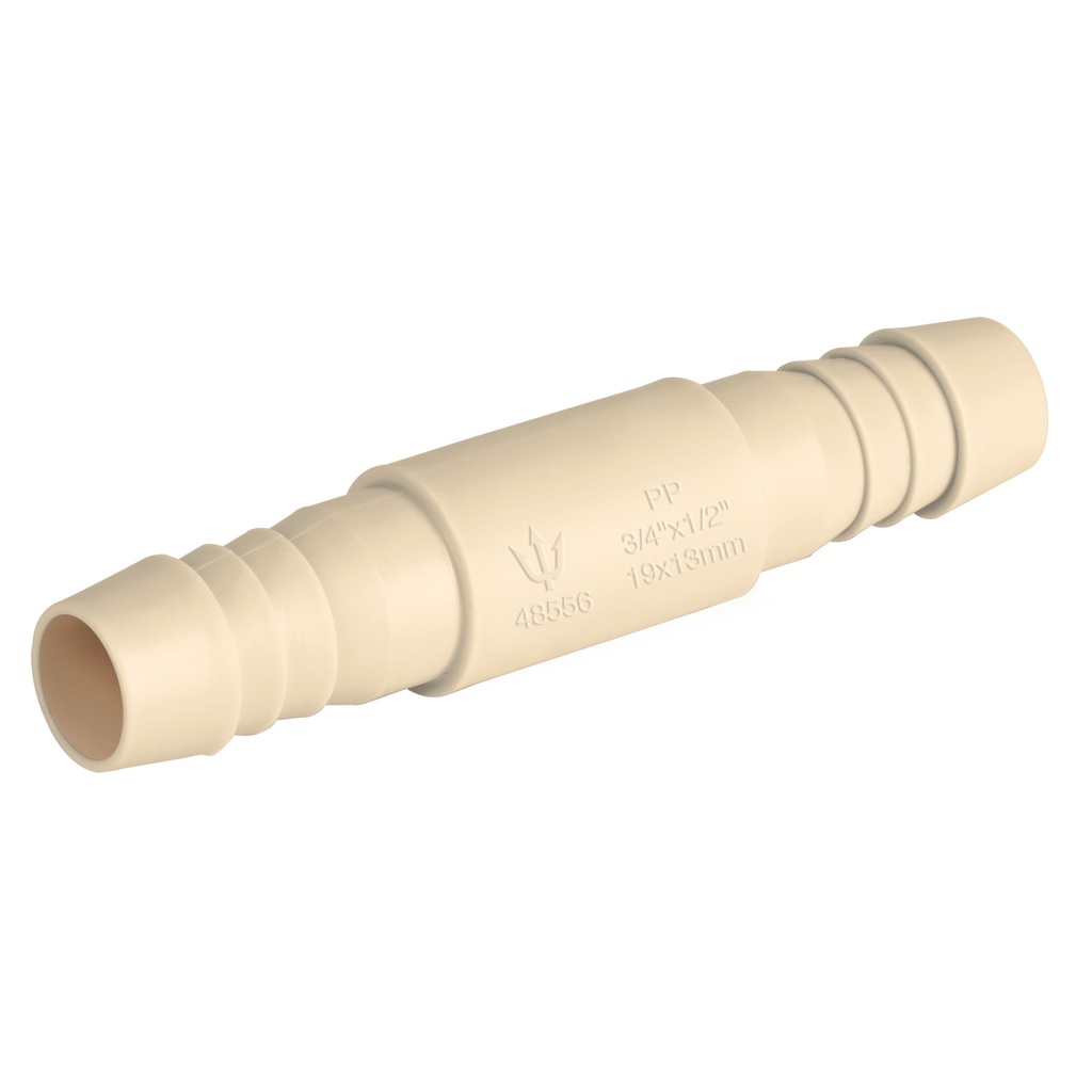 [48556] Cople reducido inserción de 3/4' x 1/2' de polipropileno