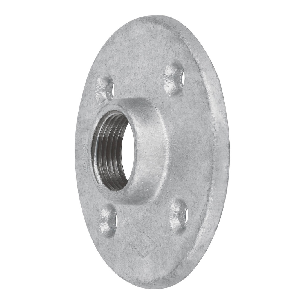 Brida de acero galvanizado de 3/4', Foset