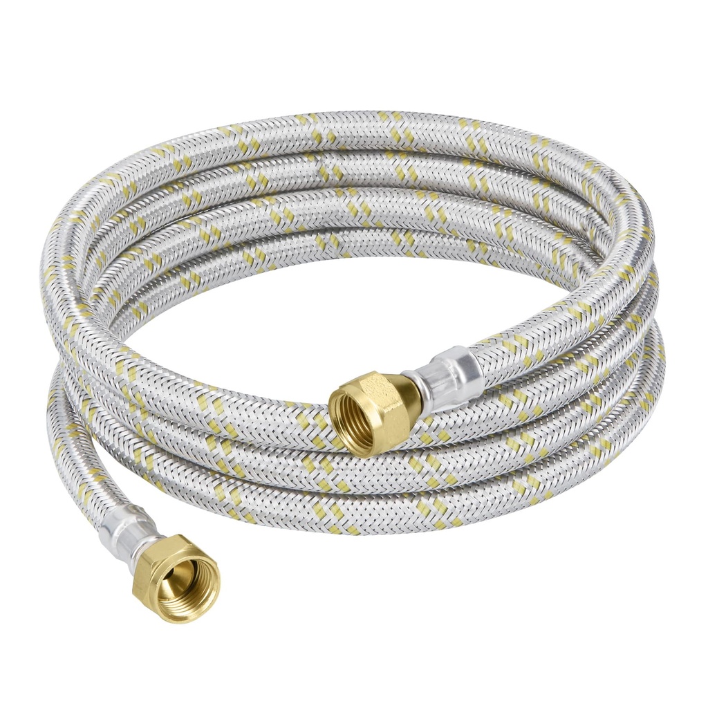 [49517] Manguera para gas, acero inox, 3/8' x 3/8', 200 cm, Foset