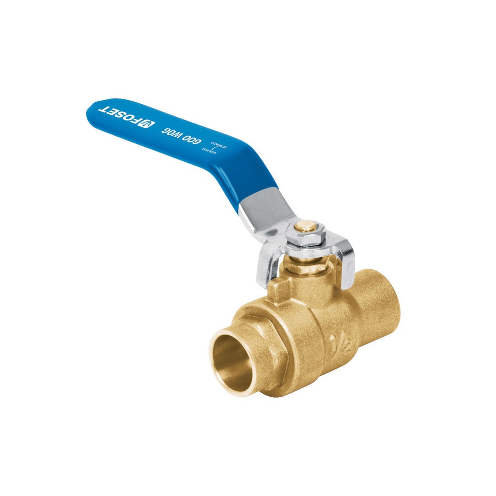 [49481] Válvula de esfera, de latón, soldable, 1/2', alta presión