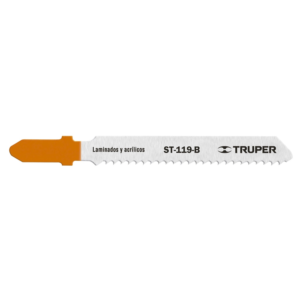 Blíster con 5 seguetas 12 DPP zanco 'T' corte recto triplay