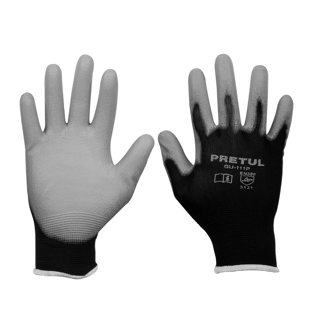 Guantes de nylon recubiertos de poliuretano, CH, Pretul