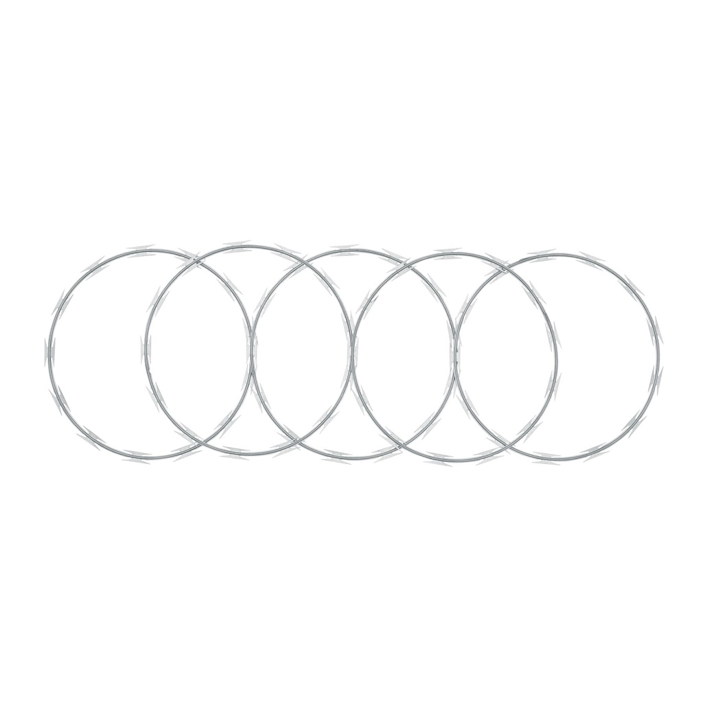 [44920] Rollo de púa concertina alta seguridad, 45 cm diámetro