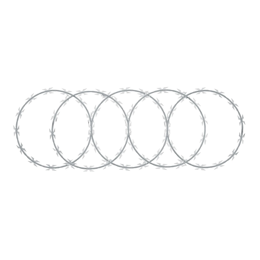 [44921] Rollo de púa concertina máxima seguridad, 45 cm diámetro