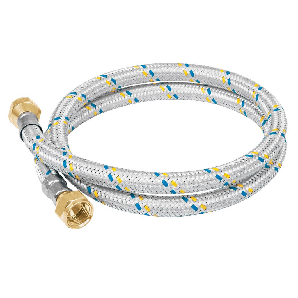 [49138] Manguera para gas, aluminio, 3/8' x 3/8', 100 cm, Foset