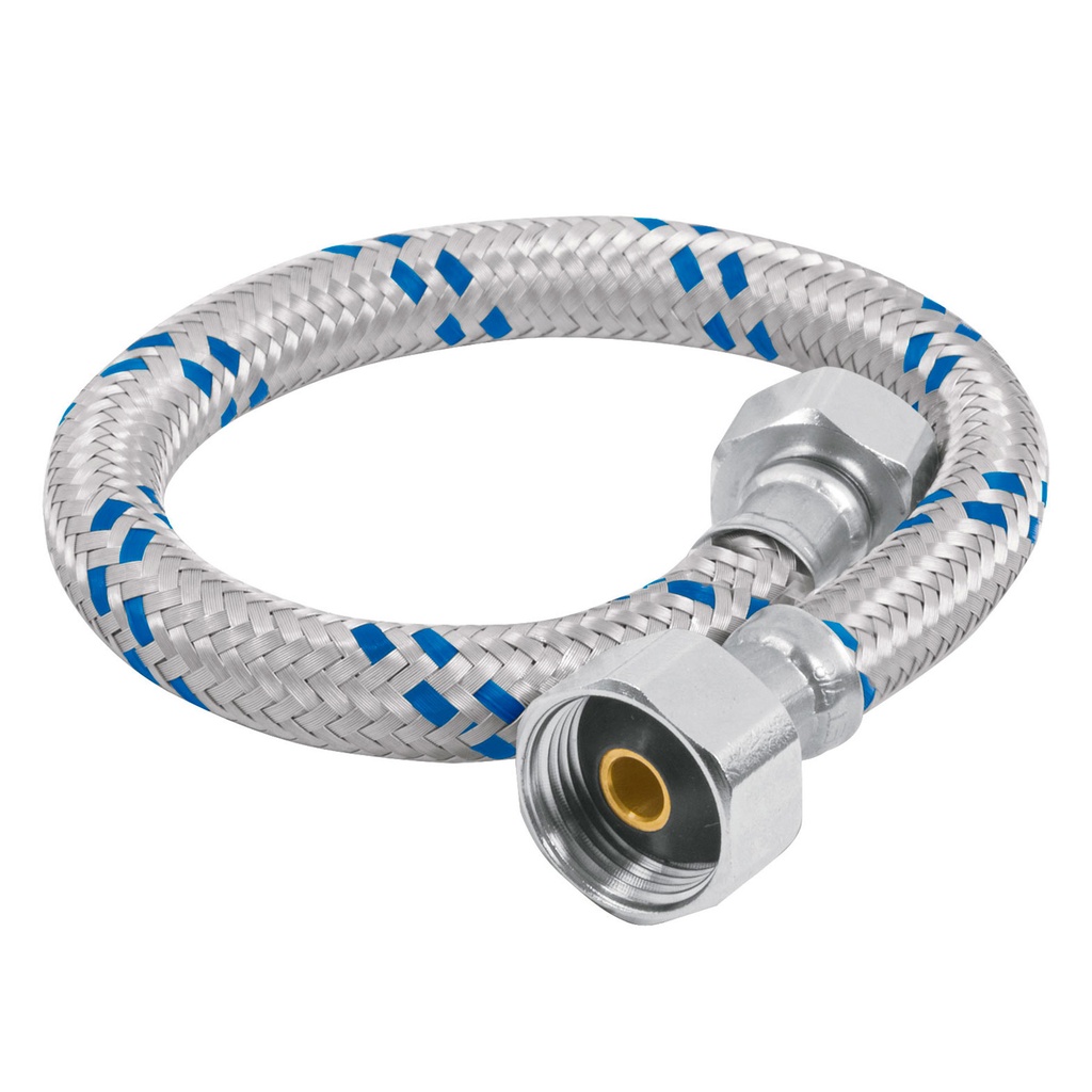 Manguera para WC, aluminio, 35 cm, 1/2' x 7/8', Foset