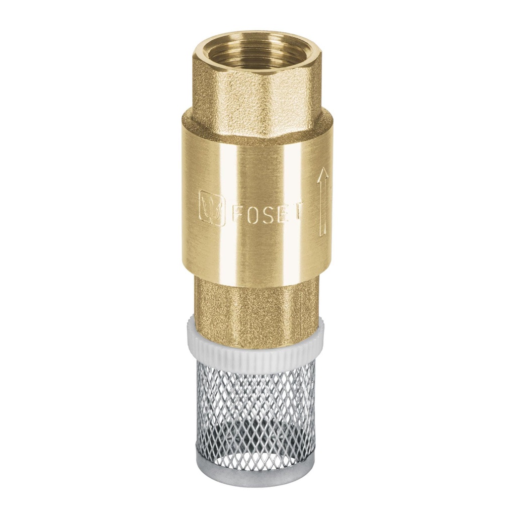Pichancha tipo check de latón inoxidable 1/2', Foset